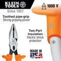 Pliers | Klein Tools 12098-INS 8 in. Insulated Universal Combination Pliers image number 1