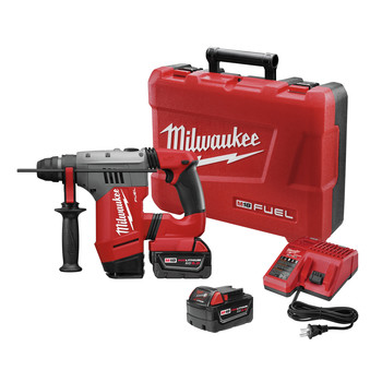 Milwaukee 2715-22 M18 FUEL Lithium-Ion 1-1/8 in. SDS Plus Rotary Hammer Kit Milwaukee 2715-22 M18 FUEL Lithium-Ion 1-1/8 in. SDS Plus Rotary Hammer Kit