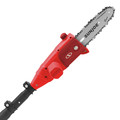 Pole Saws | Sun Joe 20VIONLT-PS8-RED 20V Max 8 in. Telescoping Pole Chain Saw with 2.5 Amp Battery and Charger image number 1