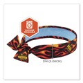 Cooling Gear | Ergodyne 12568 Chill-Its 6700CT One Size Fits Most Cooling Bandana PVA Tie Headband - Flames image number 6