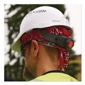 Cooling Gear | Ergodyne 12479 Chill-Its 6615 One Size Fits Most High-Performance Bandana Doo Rag with Terry Cloth Sweatband - Red Western image number 3