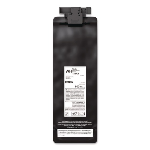Ink & Toner | Epson T51NA20 UltraChrome GS3 800 mL Eco-Solvent Ink - White image number 0