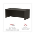  | Alera ALEVA217236ES 71 in. x 35.5 in. x 29.63 in. Valencia Series Straight Front Desk Shell - Espresso image number 10