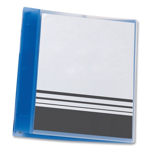Office Jansan | Avery 17675 3 Round Rings 1 in. Capacity 11 in. x 8.5 in. Flexible View Binder - Blue image number 0