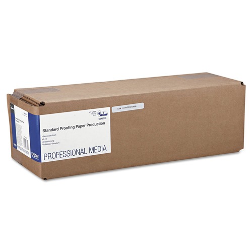 Paper & Printables | Epson S045313 17 in. x 100 ft. 9 mil Standard Proofing Paper Production - Semi-Matte White (1-Roll) image number 0