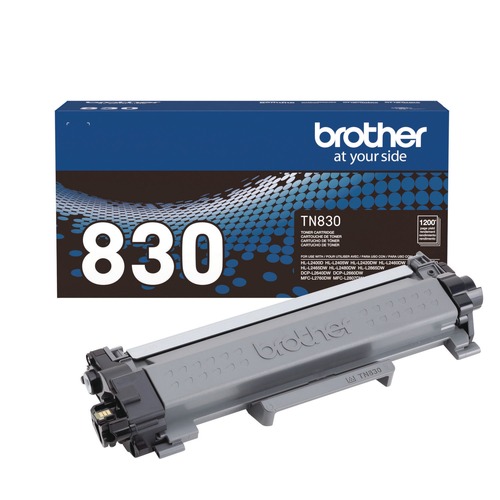 Ink & Toner | Brother TN830 1,200 Page-Yield Toner - Black image number 0