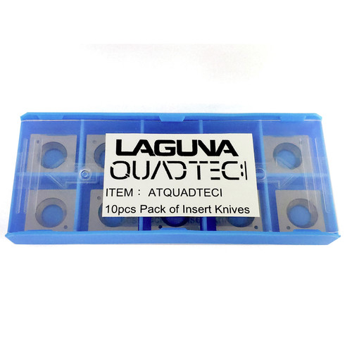 Planer Blades | Laguna Tools ATQUADTECI QuadTec I Carbide Insert Knives image number 0