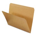 Office Jansan | Pendaflex RK152 Two-Ply Dark Kraft File Folders, Straight Cut, Top Tab, Letter - Brown (100/Box) image number 1