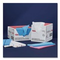Cleaning & Janitorial Supplies | Cascades PRO W902 12 in. x 24 in. Tuff-Job Foodservice Towels - Blue/White (200/Carton) image number 3