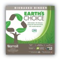 Office Jansan | Samsill 18967 11 in. x 8.5 in. 3 Rings 2 in. Capacity Earth's Choice Plant-Based Round Ring View Binder - White image number 6