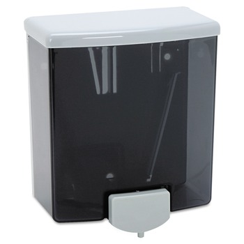 Bobrick B-40 ClassicSeries Surface Mounted Liquid Soap Dispenser - Black/Gray