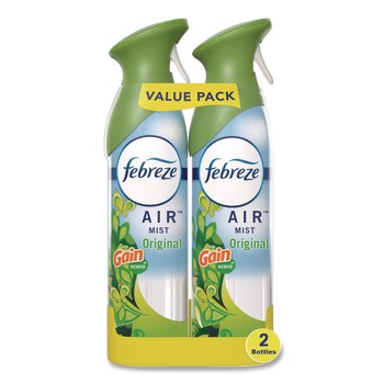 Febreze AIR, Gain Original, 8.8 oz Aerosol Spray, 2/Pack, 3 Packs/Carton