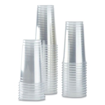 Karat 32 oz. PET Plastic Cups - Clear (300/Carton)