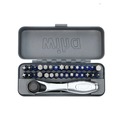 Socket Sets | Wiha Tools 76889 32-Piece GoBox TerminatorBlue Impact Bit Set with Mini Ratchet image number 2