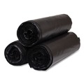 Trash Bags | Inteplast Group S404822K 45-Gallon 22 Microns 40 in. x 48 in. High-Density Interleaved Commercial Can Liners - Black (150-Piece/Carton) image number 2