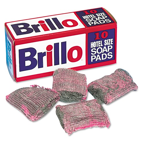 Cleaning Tools | Brillo SP1210BRILLO Hotel Size Steel Wool Soap Pads (120/Carton) image number 0
