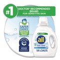 Cleaning & Janitorial Supplies | Dial 72613 47415 73 oz. Bottle 58 Loads Free Clear HE Laundry Detergent - Unscented (6/Carton) image number 4