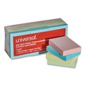 Office Jansan | Universal UNV35663 1-1/2 in. x 2 in. Self Stick Note Pads - Assorted Pastel Colors (12/Pack) image number 0