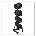 Office Filing Cabinets & Shelves | Champion Sports DTM1 28 in. x 28 in. x 60 in. U-Ring Double Medicine Ball Tree - Black image number 1