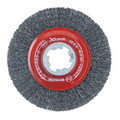Grinding Wheels | Bosch WBX418 X-LOCK Arbor Tempered Steel Crimped 4-1/2 in. Wire Wheel image number 0