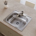 Kitchen Sinks | Elkay D125221 Dayton 25 in. x 22 in. x 6-9/16 in. Single Bowl Drop-in Stainless Steel Bar Sink image number 3