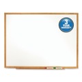 White Boards | Quartet S573 36 in. x 24 in. Oak Finished Fiberboard (MDF) Frame Classic Series Total Erase Dry Erase Boards - White Surface image number 1