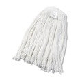Mops | Boardwalk BWK2024RCT No. 24 Cut-End Rayon Wet Mop Head - White (12/Carton) image number 0