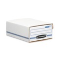Office Jansan | Bankers Box 48110 LIBERTY BINDER-PAK 9.13 in. x 11.38 in. x 4.38 in. Letter Files - White/Blue image number 3