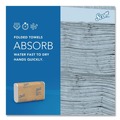 Cleaning & Janitorial Supplies | Scott 01807 9.2 in. x 9.4 in. 1-Ply Essential Recycled Multi-Fold Towels - White (4000/Carton) image number 6