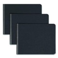 Office Jansan | Smead 81125 8.5 in. x 11 in. 2 in. Capacity Two-Piece Prong Fastener Premium Pressboard Report Cover - Black image number 0