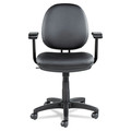 Office Jansan | Alera ALEIN4819 Interval Series 18.11 in. to 23.22 in. Seat Height Bonded Leather Swivel/Tilt Task Chair - Black image number 5