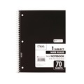 Office Jansan | Mead 05510 (70) 10.5 in. x 7.5 in. Sheets 1-Subject Wide/Legal Rule Spiral Notebook - Randomly Assorted Cover Color image number 0