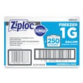 Cleaning & Janitorial Supplies | Ziploc 364937 1-Gallon 2.7 mil. 10.56 in. x 10.75 in. Double Zipper Freezer Bags - Clear (250/Carton) image number 3