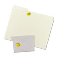 Bulk Savings Pricing 1 | Avery 05476 1.25 in. Diameter Printable Self-Adhesive Removable Color-Coding Labels - Neon Orange (8/Sheet, 50 Sheets/Pack) image number 2