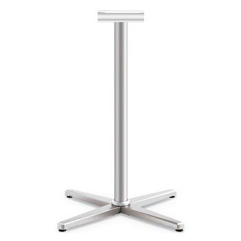 HON 32 in. x 32 in. x 40 in. Arrange X-Leg Base for 42 in. to 48 in. Tops - Silver