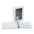 Office Jansan | Avery 79767 3 One Touch Slant Rings 0.5 in. Capacity 11 in. x 8.5 in. Heavy-Duty View Binder with DuraHinge - White image number 7