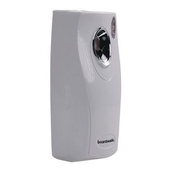 Boardwalk 4 in. x 3 in. x 9.5 in. Classic Metered Air Freshener Dispenser - White