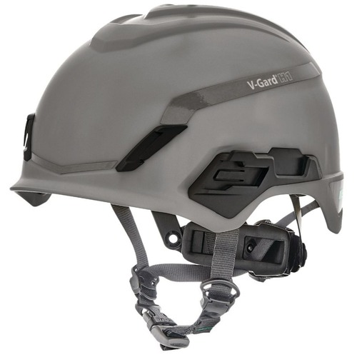 Hard Hats | MSA 10204347 V-Gard H1 Fas-Trac III Pivot No-Vent Safety Helmet - Standard, Gray image number 0
