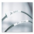 Labels | DYMO 18055 0.5 in. x 5 ft. Rhino Heat Shrink Tubes Industrial Label Tape - White/Black Print (1-Roll) image number 2