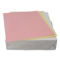 Office Jansan | PM Company 59106 8.5 x 11 Digital 3-Part Carbonless Paper - White/Canary/Pink (2505/Carton) image number 0