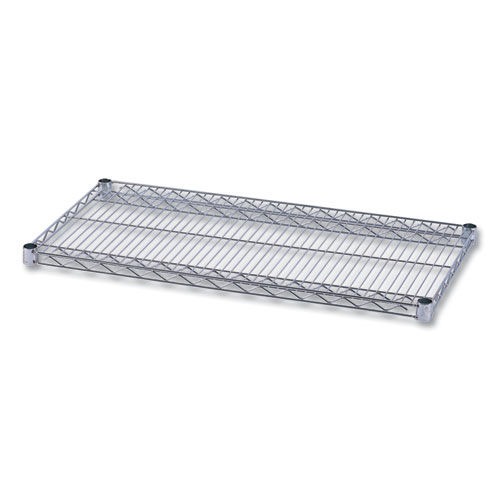  | Alera ALESW583618SR Industrial Wire Shelving 36 in. x 18 in. Extra Wire Shelves - Silver (2-Piece/Carton) image number 0