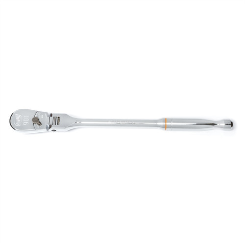  | GearWrench 81215T 90-Tooth 3/8 in. Drive Full Polish Flex Teardrop Ratchet image number 0