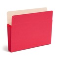  | Smead 73231 3.5 in. Expansion Colored File Pockets - Letter Size, Red image number 0