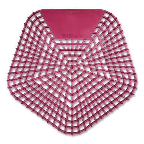 Cleaning & Janitorial Supplies | Boardwalk WCBX-P-010I010I-01-AAS80- 0.11 oz WCBasix Urinal Screen - Apple Cinnamon Scent, Red (10/Box) image number 0