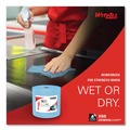 Cleaning & Janitorial Supplies | WypAll 34965 12.2 in. x 13.4 in. General Clean Jumbo Roll X60 Cloths - Blue (1100/Roll) image number 6