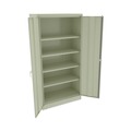  | Alera CM7218PY 36 in. x 18 in. x 72 in. Heavy-Duty Welded Storage Cabinet with 4 Adjustable Shelves - Putty image number 3