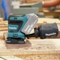 Orbital Sanders | Makita XOB02Z 18V LXT Brushless Lithium-Ion 1/4 Cordless Finishing Sander (Tool Only) image number 4