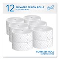 Toilet Paper | Scott 7006 Essential Coreless JRT Septic Safe 1150 ft. 2-Ply Tissues - White (12 Rolls/Carton) image number 1