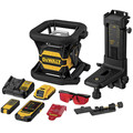 Rotary Lasers | Dewalt DW080LRS 20V MAX Tool Connect Red Tough Rotary Laser Level image number 0