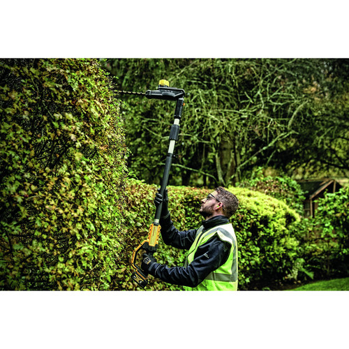 Dewalt 20V MAX Lithium Ion Cordless Pole Hedge Trimmer Kit 4 Ah